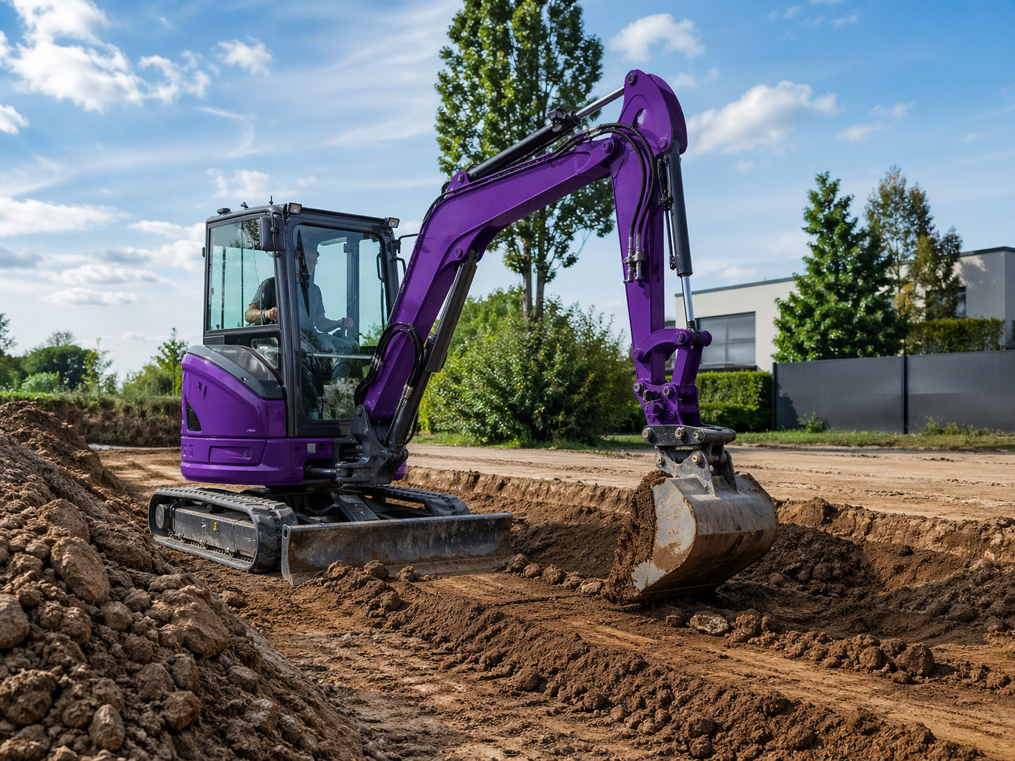 Chantier de terrassement Lokartion
